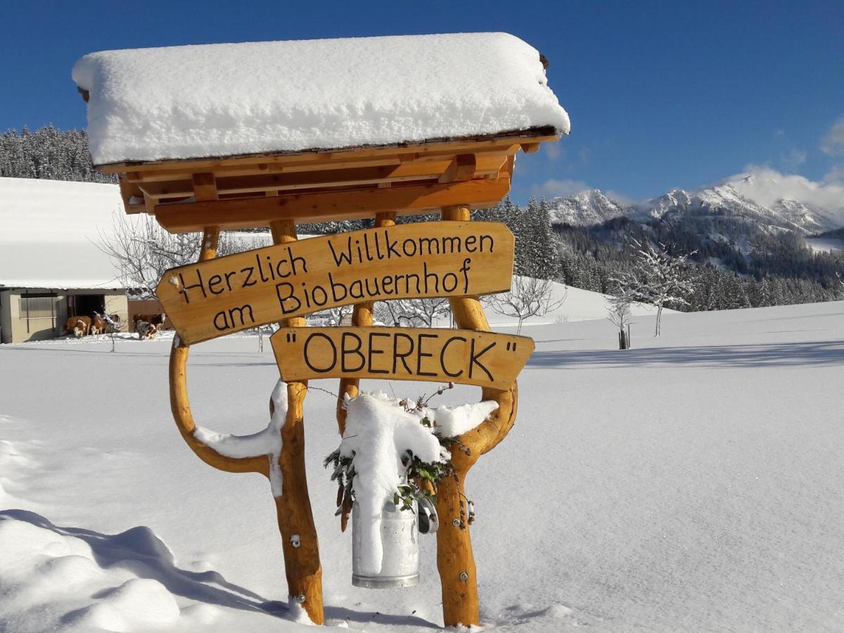 Biobauernhof Obereck Apartamento Göstling an der Ybbs Exterior foto